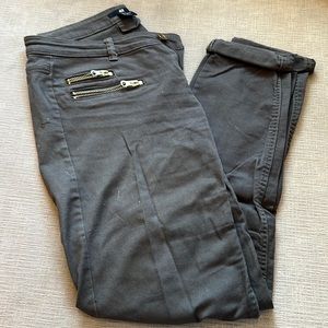 Green H&M skinny pants